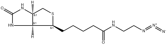 N-(2-azidoethyl)-5-((3aS,4S,6aR)-2-oxohexahydro-1H-thieno[3,4-d]iMidazol-4-yl)pentanaMide Struktur