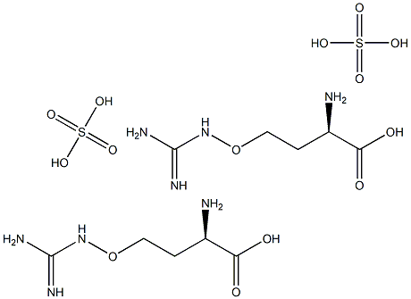 D-Canavanine sulfate D-Canavanine sulfate Structure