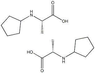 D-Cyclopentylalanine D-Cyclopentylalanine Struktur