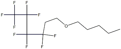 1,1,1,2,2,3,3,4,4-Nonafluoro-6-(Pentyloxy)hexane Structure