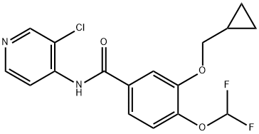 去氯罗氟司特 结构式