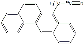 Benz[a]anthracene-7-acetonitrile-13C2, 1794751-97-5, 结构式