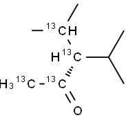 s-Diisopropylacetone-13C4, 1391052-26-8, 结构式