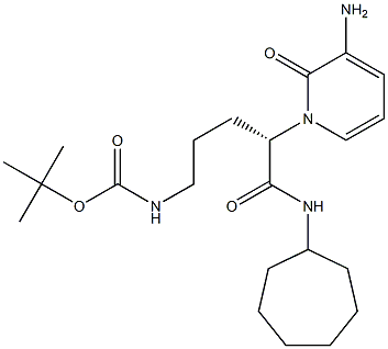  (S)-tert-butyl (4-(3-aMino-2-oxopyridin-1(2H)-yl)-5-(cycloheptylaMino)-5-oxopentyl)carbaMate