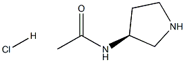 S-3-乙酰氨基吡咯烷盐酸盐, , 结构式