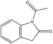 1-acetylindolin-2-one 结构式