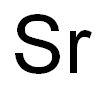 StrontiuM, AAS standard solution, Specpure|r, Sr 1000Dg/Ml 化学構造式