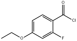 4-エトキシ-2-フルオロベンゾイルクロリド 化学構造式