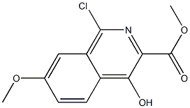 Methyl 1-chloro-4-hydroxy-7-Methoxyisoquinoline-3-carboxylate|