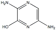 3,6-diaMinopyrazin-2-ol Struktur