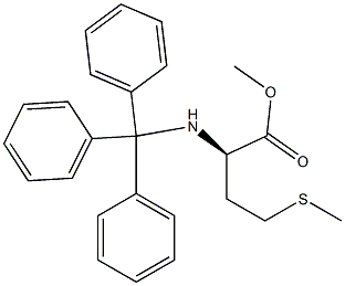 (R)-Methyl 4-(Methylthio)-2-(tritylaMino)butanoate Struktur