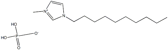 1-癸基-3-甲基咪唑磷酸二氢盐, 1179012-53-3, 结构式