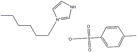 1-己基咪唑对甲苯磺酸盐 结构式