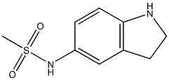N-(2,3-Dihydro-1H-indol-5-yl)-MethanesulfonaMide Struktur