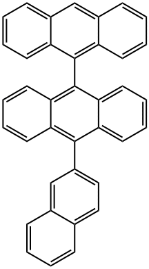 10-(10-蒽基)-9-(2-萘基)蒽 结构式