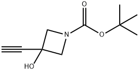 TERT-BUTYL 3-ETHYNYL-3-HYDROXYAZETIDINE-1-CARBOXYLATE Structure