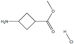 methyl 3-aminocyclobutanecarboxylate hydrochloride Structure