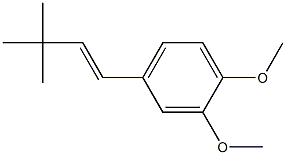 4-[(1E)-3,3-Dimethylbut-1-en-1-yl]-1,2-dimethoxybenzene Structure