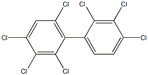 2.2'.3.3'.4.4'.6-Heptachlorobiphenyl Solution Struktur