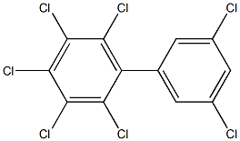 2,3,3',4,5,5',6-Heptachlorobiphenyl Solution Struktur