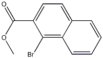 1-溴-2-萘甲酸甲酯, , 结构式