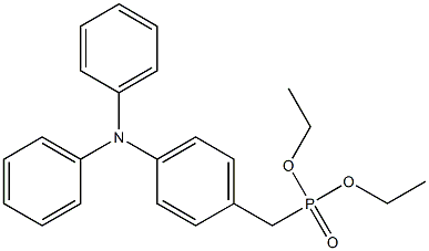 diethyl 4-(diphenylaMino)benzylphosphonate 化学構造式