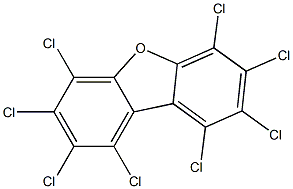Octachlorodibenzofuran 50 μg/mL in Toluene Structure
