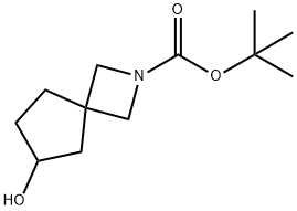 6-羟基-2-氮杂螺[3.4]辛烷-2-羧酸叔丁酯, 1363381-95-6, 结构式