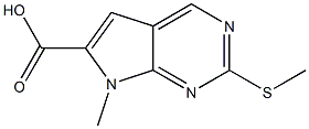 7-Methyl-2-(Methylthio)-7H-pyrrolo[2,3-d]pyriMidine-6-carboxylic acid