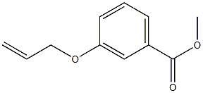 Methyl 3-(allyloxy)benzoate 化学構造式
