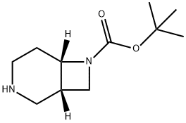 (1S,6S)-7-Boc-3,7-diazabicyclo[4.2.0]octane Structure