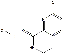 2-chloro-6,7-dihydro-1,7-naphthyridin-8(5H)-one hydrochloride Structure
