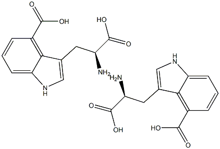 4-Carboxy-L-tryptophan 4-Carboxy-L-tryptophan Struktur