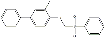 3-Methyl-4-(phenylsulfonylMethoxy)biphenyl Structure