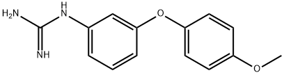 1-(3-(4-Methoxyphenoxy)phenyl)guanidine Structure