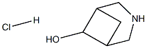 3-Aza-bicyclo[3.1.1]heptan-6-ol hydrochloride Structure