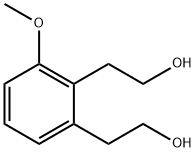 2,2'-(3-メトキシ-1,2-フェニレン)ジエタノール 化学構造式