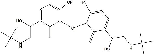 1,1'-[oxybis[Methylene(4-hydroxy-1,3-phenylene)]]bis[2-[(1,1- diMethylethyl)aMino]ethanol] Structure