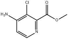 4-氨基-3-氯吡啶-2-羧酸甲酯,1391052-60-0,结构式