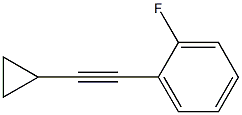 (Cyclopropylethynyl) 2-Fluorobenzene Structure