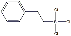 トリクロロ(フェニルエチル)シラン (異性体混合物) 化学構造式