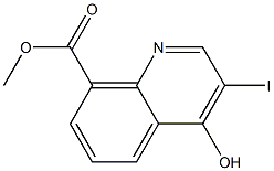 4-Hydroxy-3-iodo-quinoline-8-carboxylic acid Methyl ester