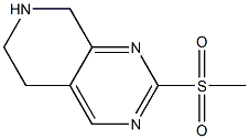 2-Methanesulfonyl-5,6,7,8-tetrahydro-pyrido[3,4-d]pyriMidine Structure