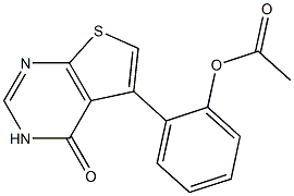 5-(Acetoxyphenyl)thieno[2,3-d]pyriMidin-4-one, 97%