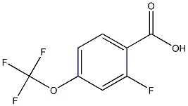 2-Fluoro-4-(trifluoroMethoxy)benzoic acid, 97% Struktur