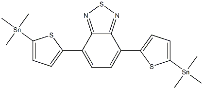 4,7-bis(5-(triMethylstannyl)thiophen-2-yl)benzo[c][1,2,5]thiadiazole Structure