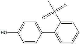 2'-Methanesulfonyl-biphenyl-4-ol Struktur