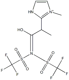 1-carboxyethyl-3-MethyliMidazoliuM bis(trifluoroMethylsulfonyl)iMide Structure