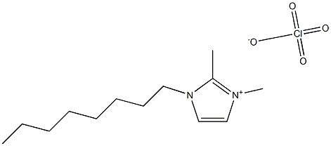 1-辛基-2,3-二甲基咪唑高氯酸盐, , 结构式