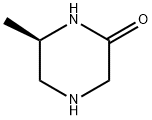 2-Piperazinone, 6-Methyl-, (6R)- Structure